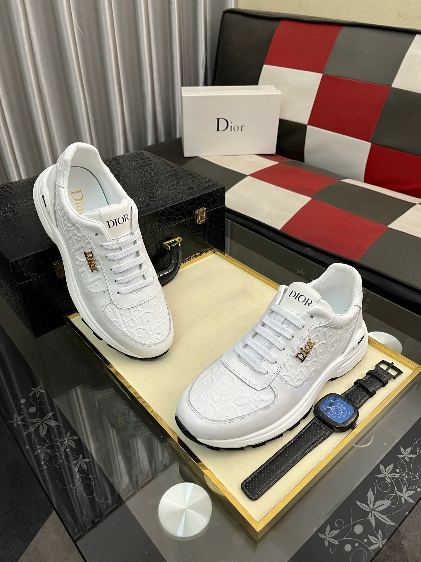 Men's Men's Shoes 💰440⌚️⌚️《DIOR*》The latest and most popular casual shoes, top brand [seduce] luxury~purchasing agent, top~quality. [Strong] The upper is made of imported breathable cowhide with woven material ➕ breathable sheepskin feet (•) and fine workmanship. Original stylish and stylish soft rubber wear-resistant and non-slip outsole, light and comfortable on the foot, size: 38-443️⃣colors available